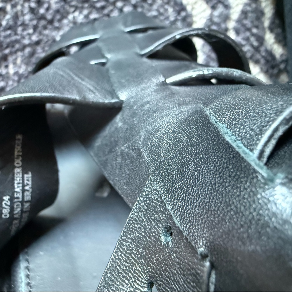 Women's Black Fisherman Sandals GH Bass new size 10 - Picture 6 of 8